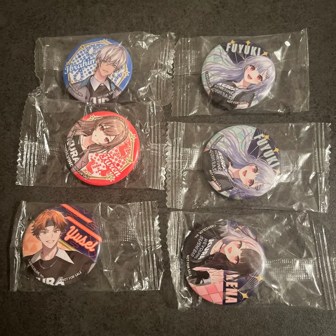 Thumbnail of NIJISANJI x Kura Sushi Can Badges - Set of 6
