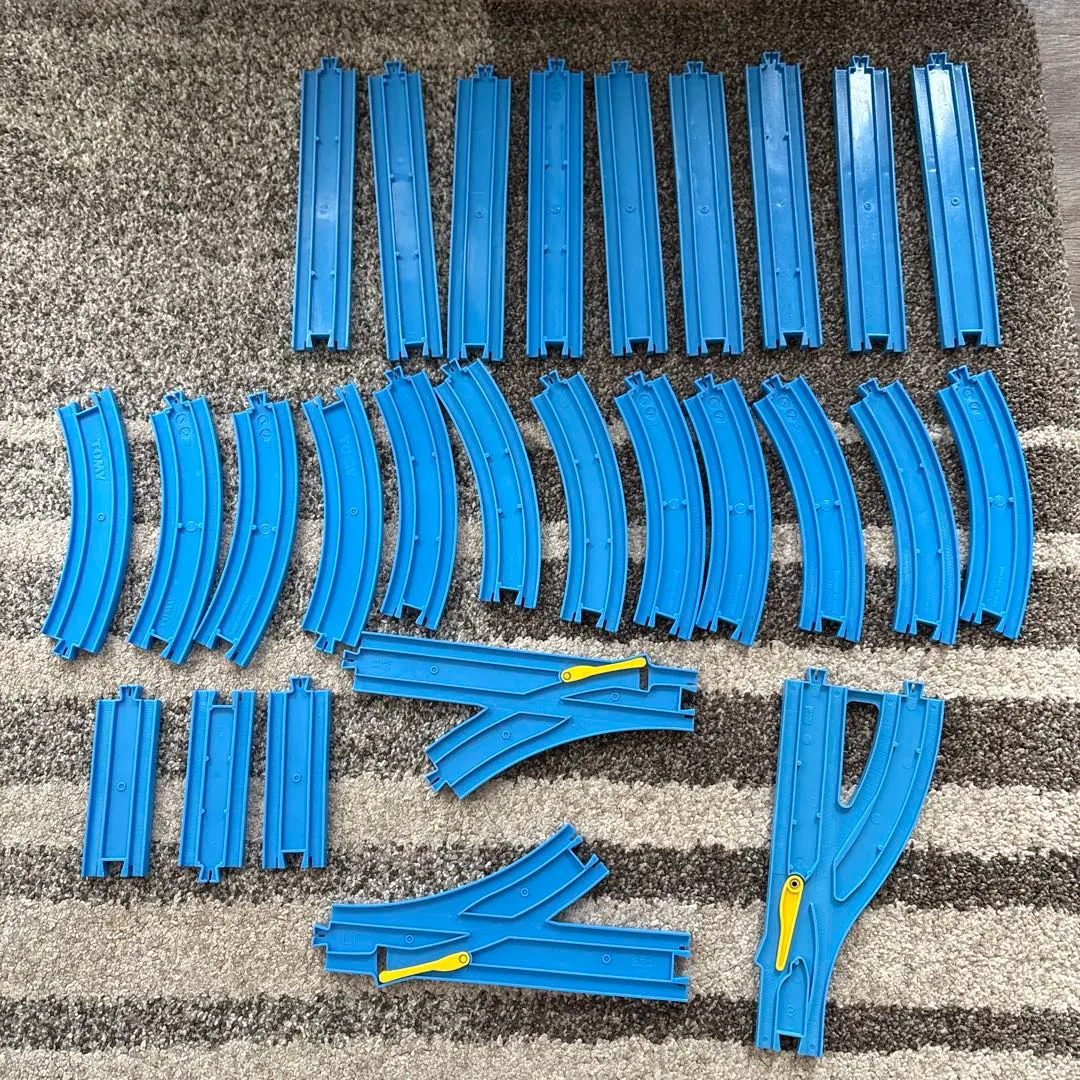 Thumbnail of Plarail Rail Parts Set - Blue