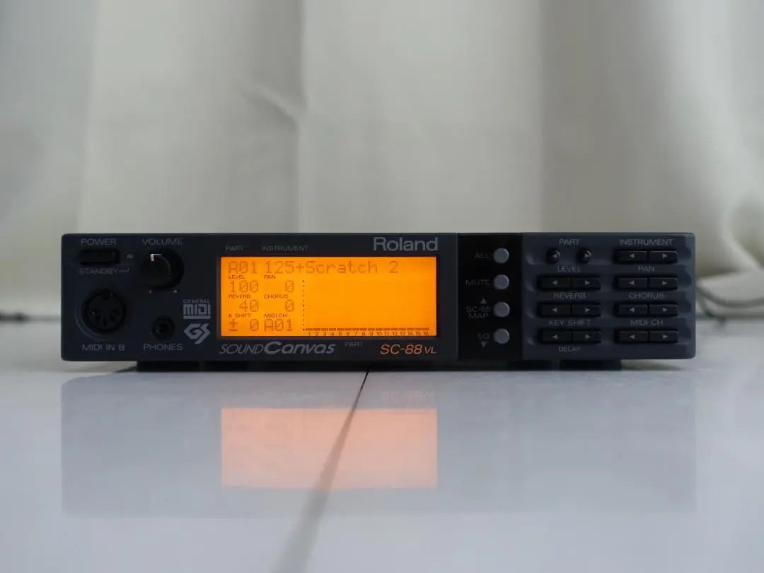 美品★ROLAND SC-88VL MIDI音源♪＋USBインターフェース♬ Roland SC-88VL MIDI音源
