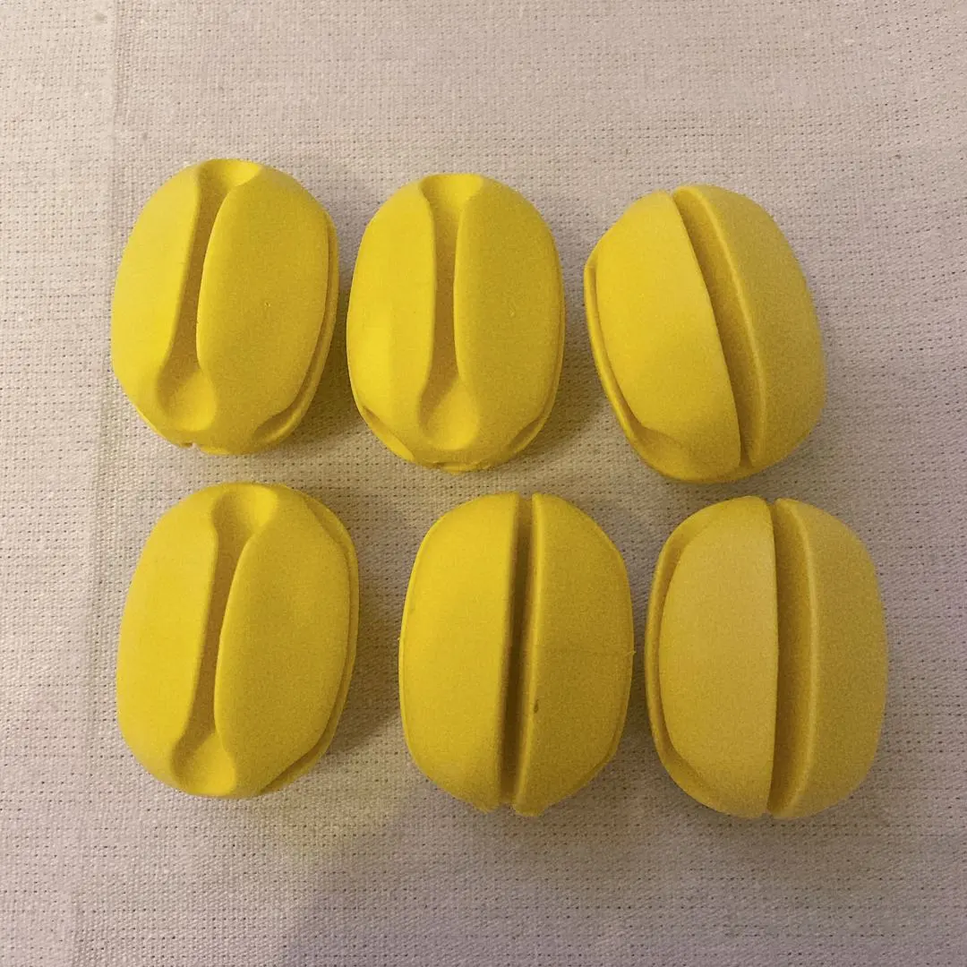 Thumbnail of 6 Fishing Rod Holder Straps Rods Fishing Outdoor Hobby Yellow