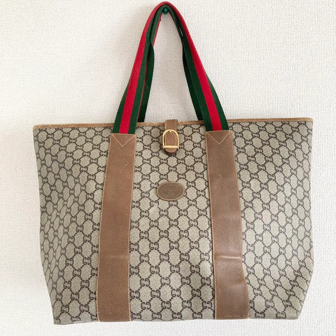 Thumbnail of GUCCI Gucci tote bag, Sherry Line, gold hardware