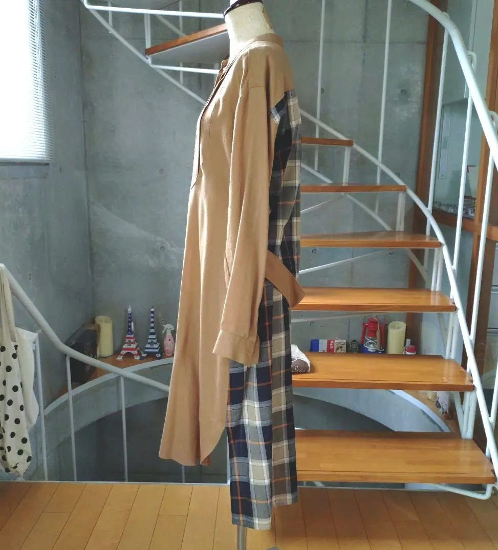 【Anicée】前後異材質洋裝 的縮圖