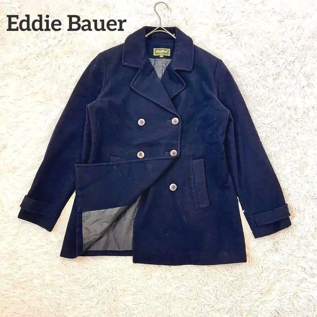 Eddie Bauer Pコート　ウール　ネイビー 2025年最新】エディーバウアー Pコートの人気アイテム - メルカリ