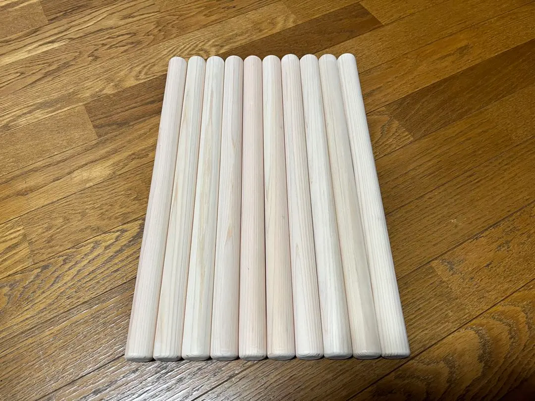 Thumbnail of Hinoki Drumsticks, 27mm Diameter, Length Customizable