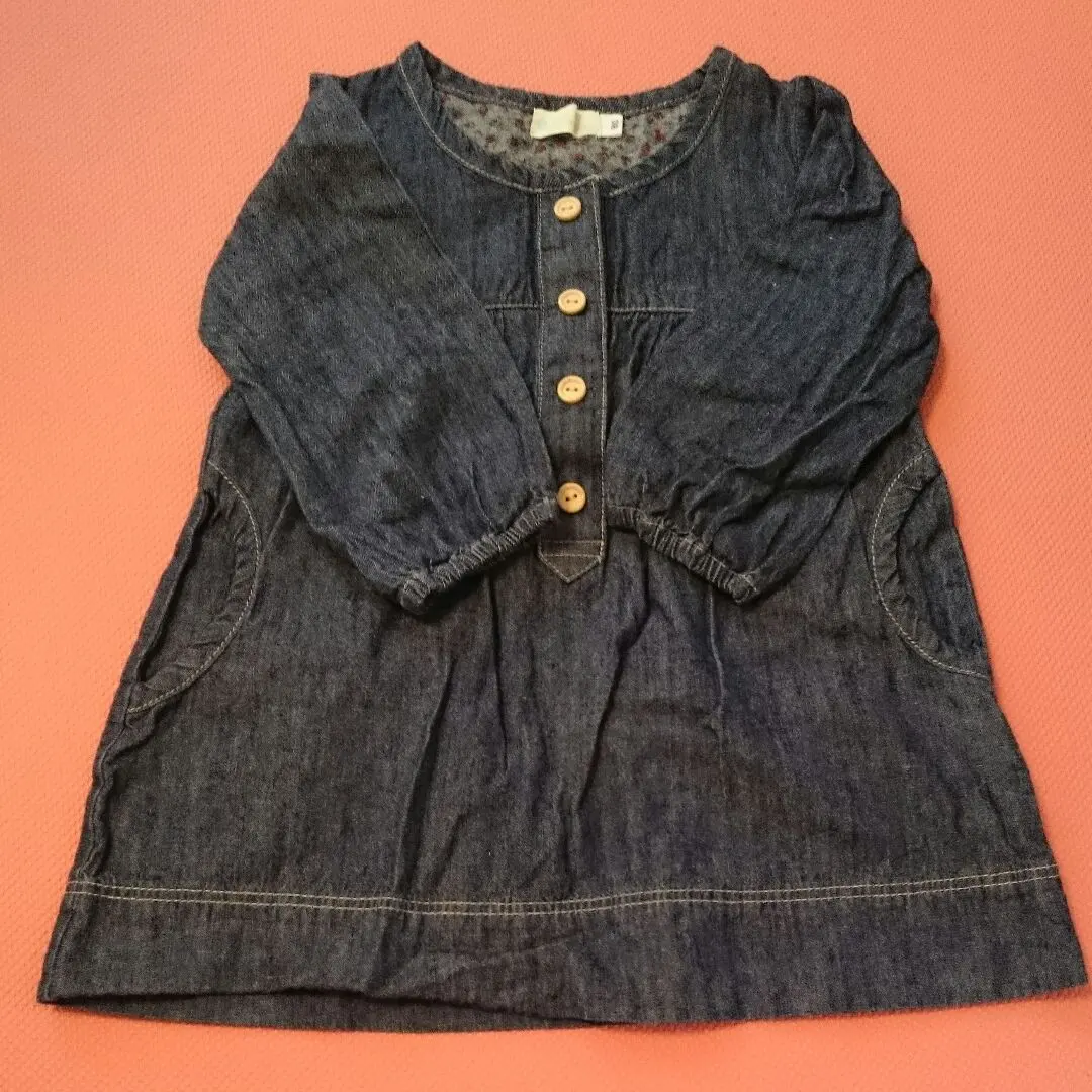 Thumbnail of 80cm earth music&ecology denim dress