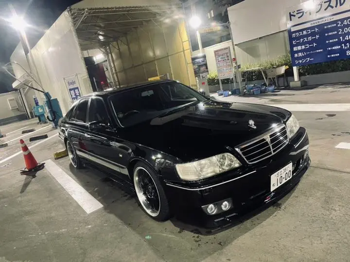 y33シーマ　ダウンサスです NISSAN Y33 CIMA Slammed Static Car 33シーマ ローダウン