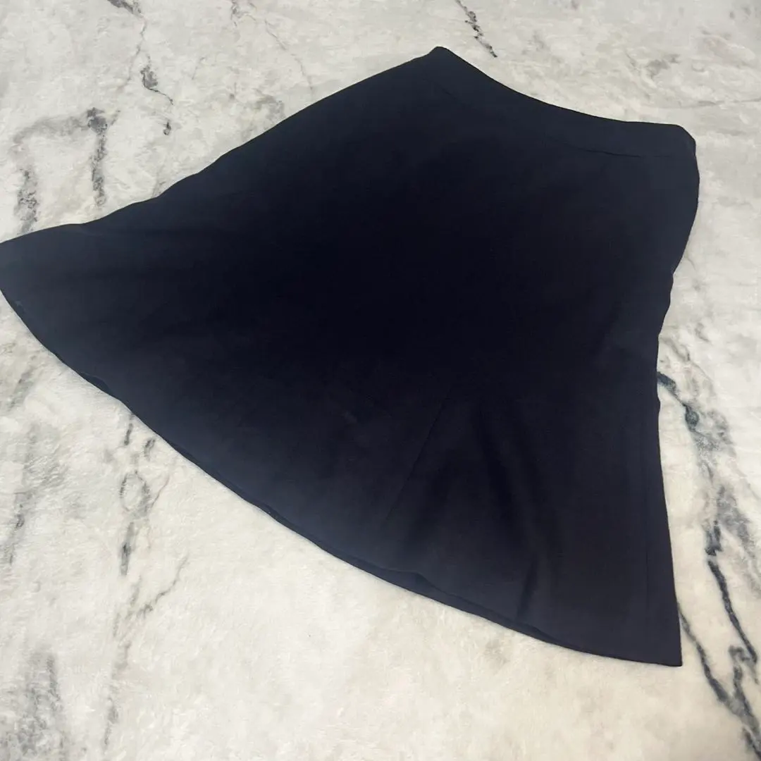 Thumbnail of N. Line Precious Flare Skirt, Knee Length, Solid Color, Simple, Office Casual