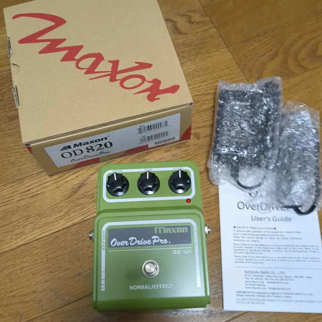 未使用品　箱、付属品完備　Maxon OD-820 オーバードライブペダル Amazon.com: Maxon OD820 Overdrive Pro : Musical Instruments