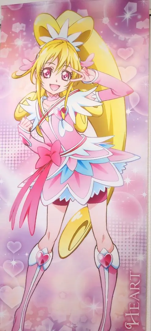 キュアサンシャイン　等身大タペストリー ハートキャッチプリキュア 等身大タペストリー キュアサンシャイン