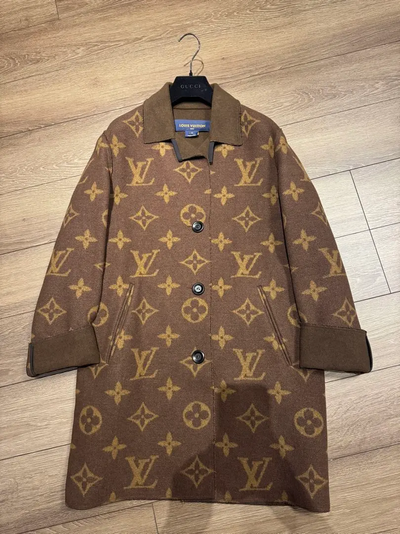 【希少】LOUIS VUITTON チェスターコート　ロングコート　ヴィンテージ 2025年最新】LOUIS VUITTON チェスターコートの人気アイテム