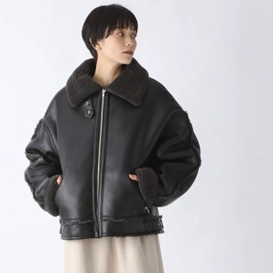 【新品:未使用】羊革 JEANASIS シングルレザーライダース 黒 2025年最新】JEANASIS レディース シングルライダースの人気