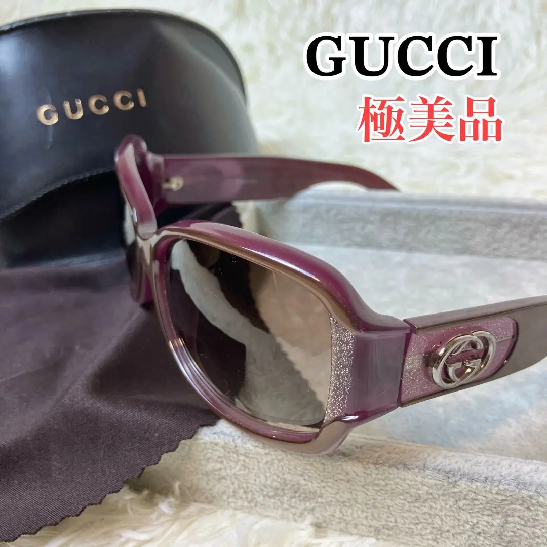 GUCCI ワインレッド サングラス Gucci ワインレッド サングラス - メルカリ