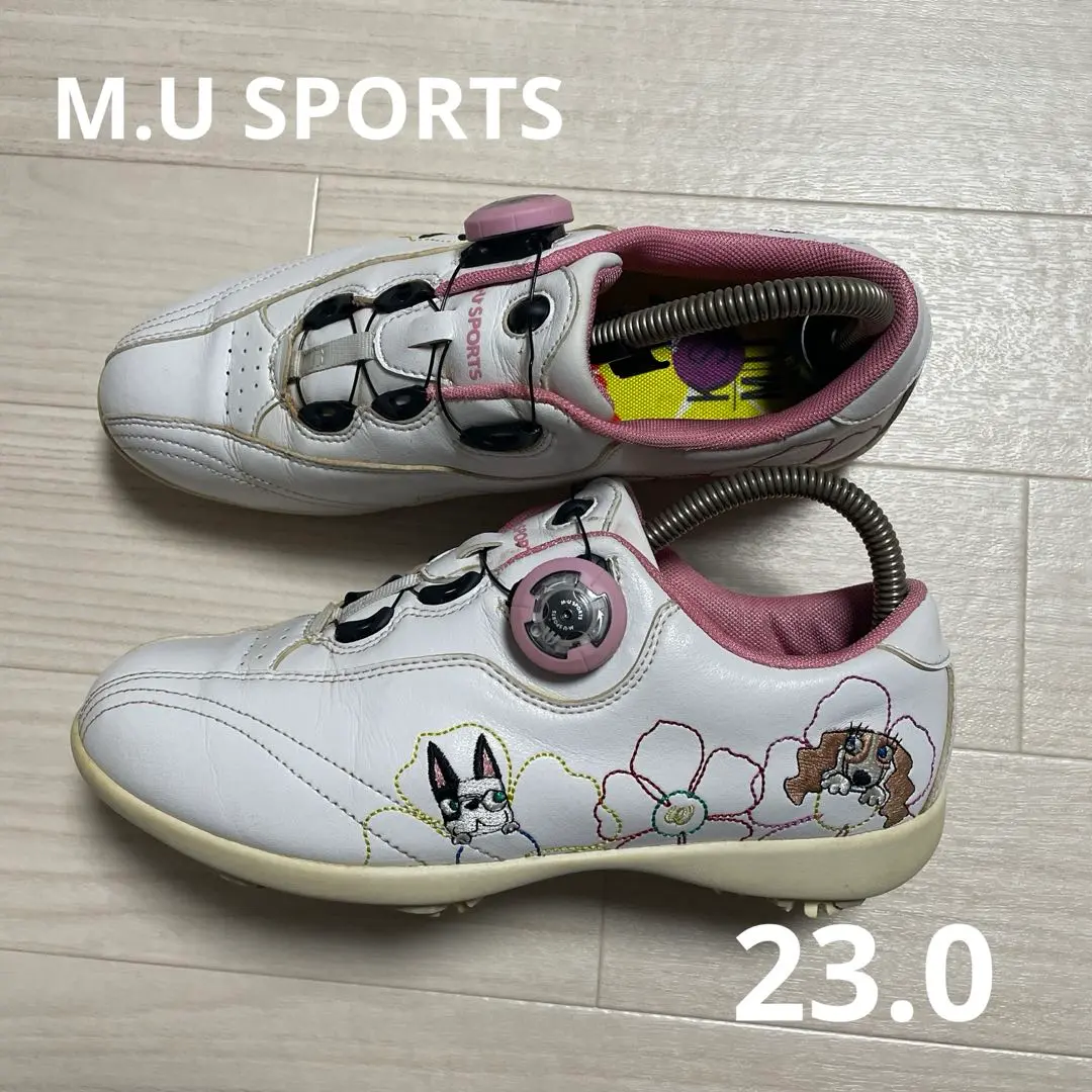 【新品】mu sports　ウエサコ　ゴルフスパイク　ゴルフシューズ　ゴルフ女子 2025年最新】MIEKO UESAKO ゴルフ シューズ(女性用)の人気