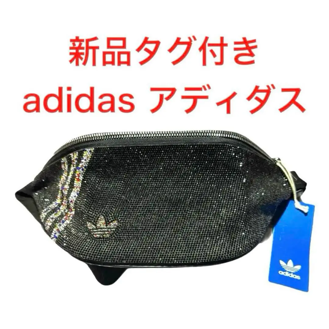 希少 未使用級 adidas アディダス ラインストーンストーン ボディバッグ 希少 未使用級 adidas アディダス ラインストーンストーン