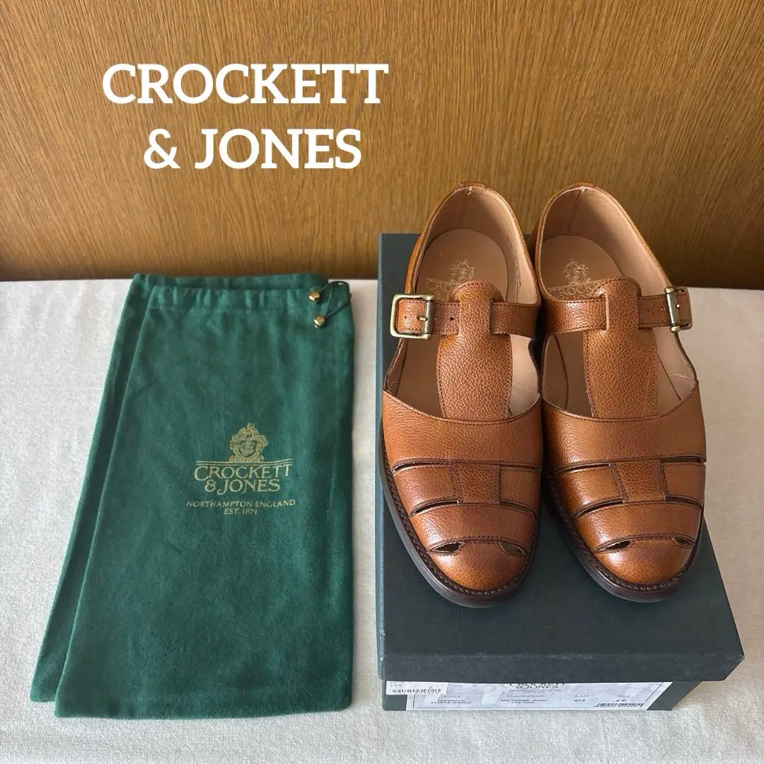 CROCKETT&JONES／グルカサンダル　フィッシャーマン　6E クロケット＆ジョーンズのグルカサンダル『フィッシャーマン