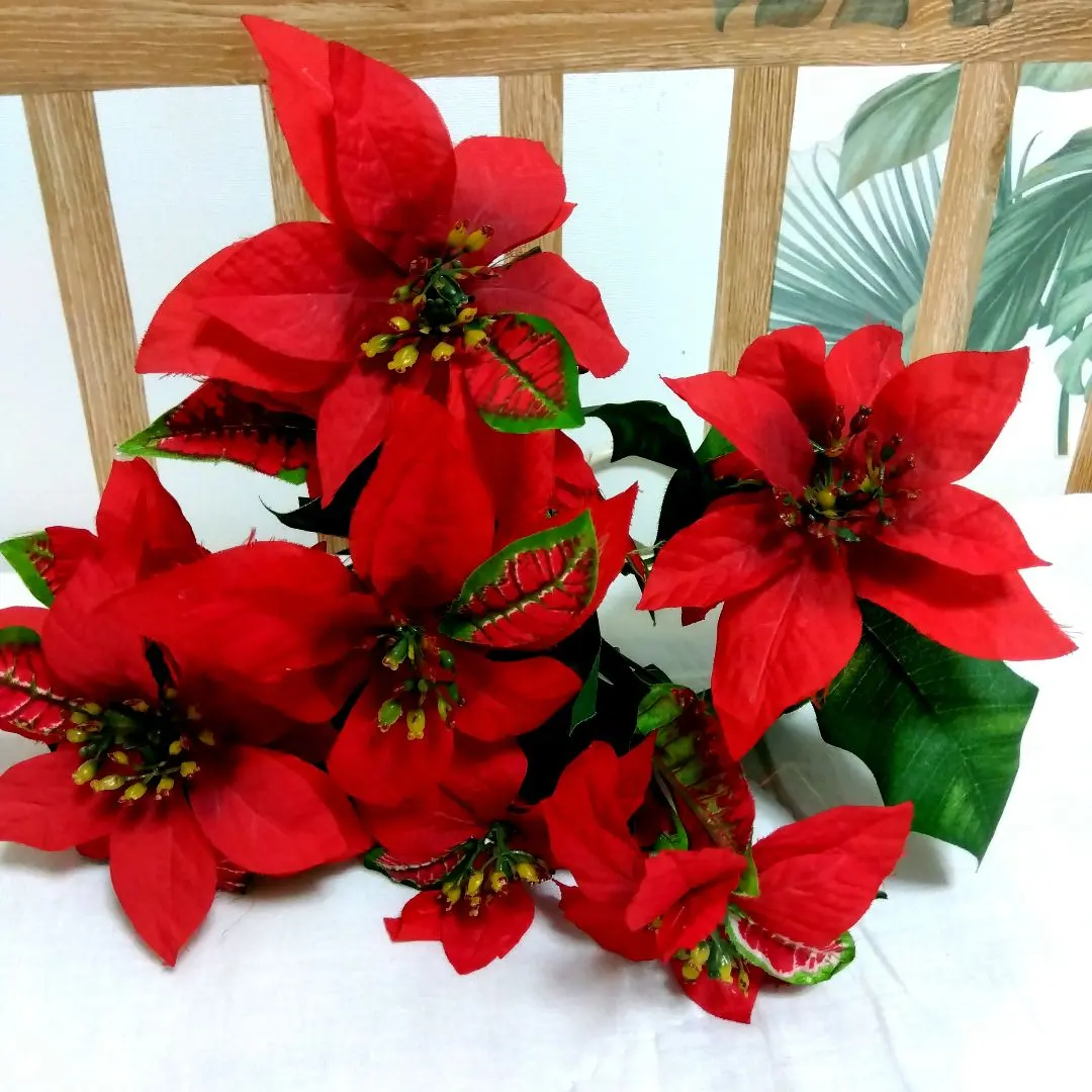 Thumbnail of Poinsettia, fake flower, Christmas, artificial flower