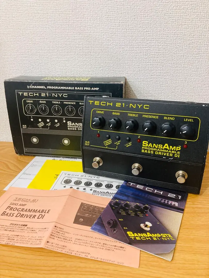 Tech 21 NYC Sansamp Programmable Bass Driver DI Pedal