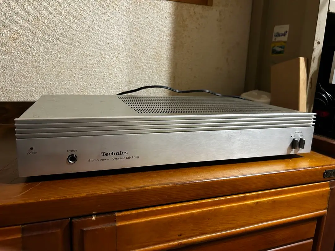 Technics ステレオパワーアンプ SE-A808 動作品 Technics ステレオパワーアンプ SE-A808 動作品 - メルカリ