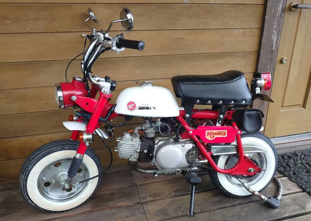 ホンダ　モンキー(Z50A)マフラー　程度良 モンキーZ50A・Z50Z用 カーボンマフラー_田中商会直営店 : 田中