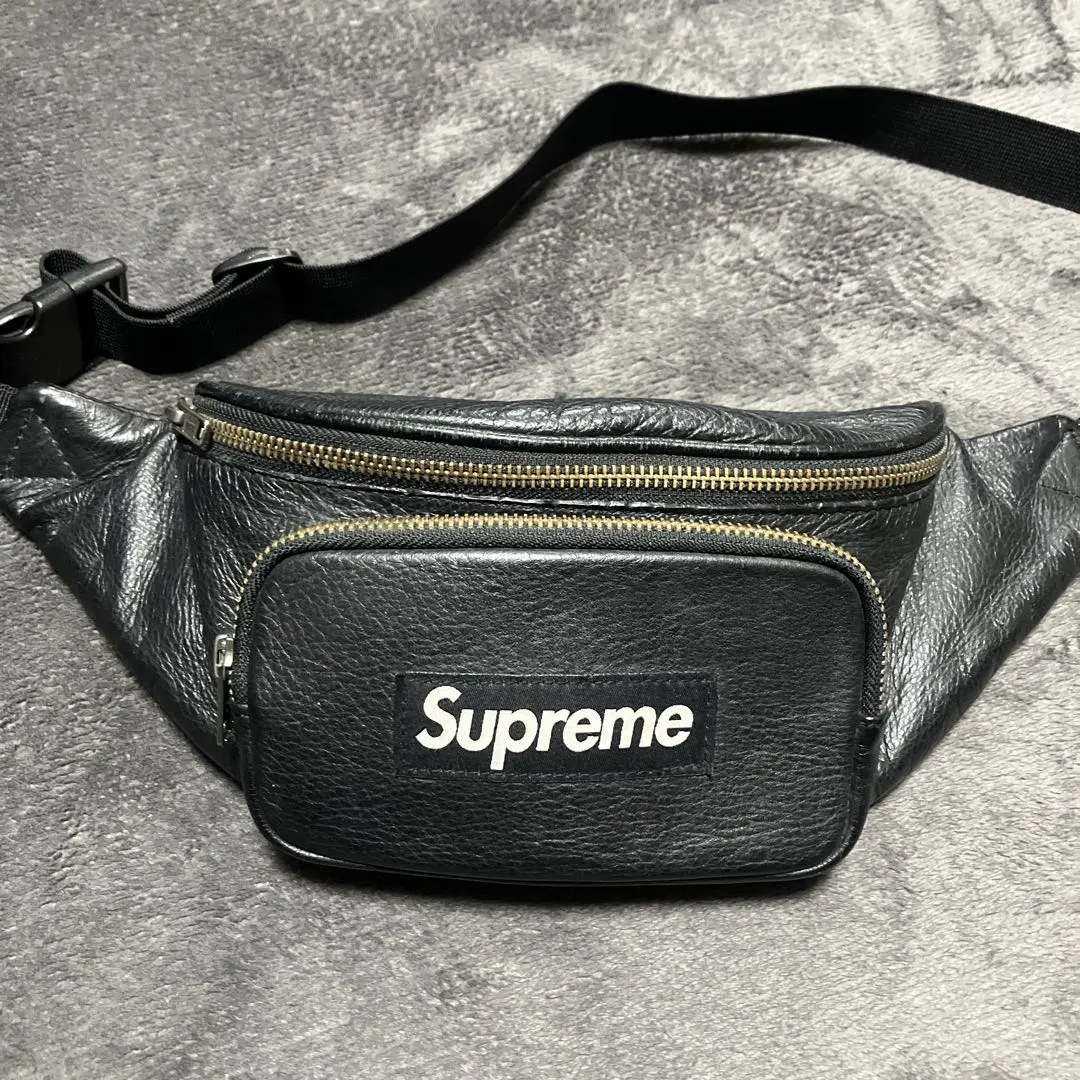 2025年最新】17ss supreme leather waist bag blackの人気