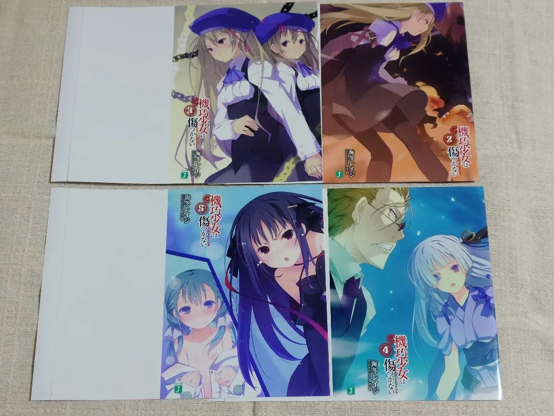 機巧少女不會受傷 特典書套 4枚套裝 的縮圖