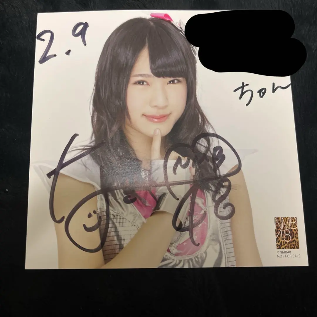 NMB48 渋谷凪咲　直筆サイン入り生写真　直筆サイン入りチェキ　776 渋谷凪咲 直筆サインチェキ