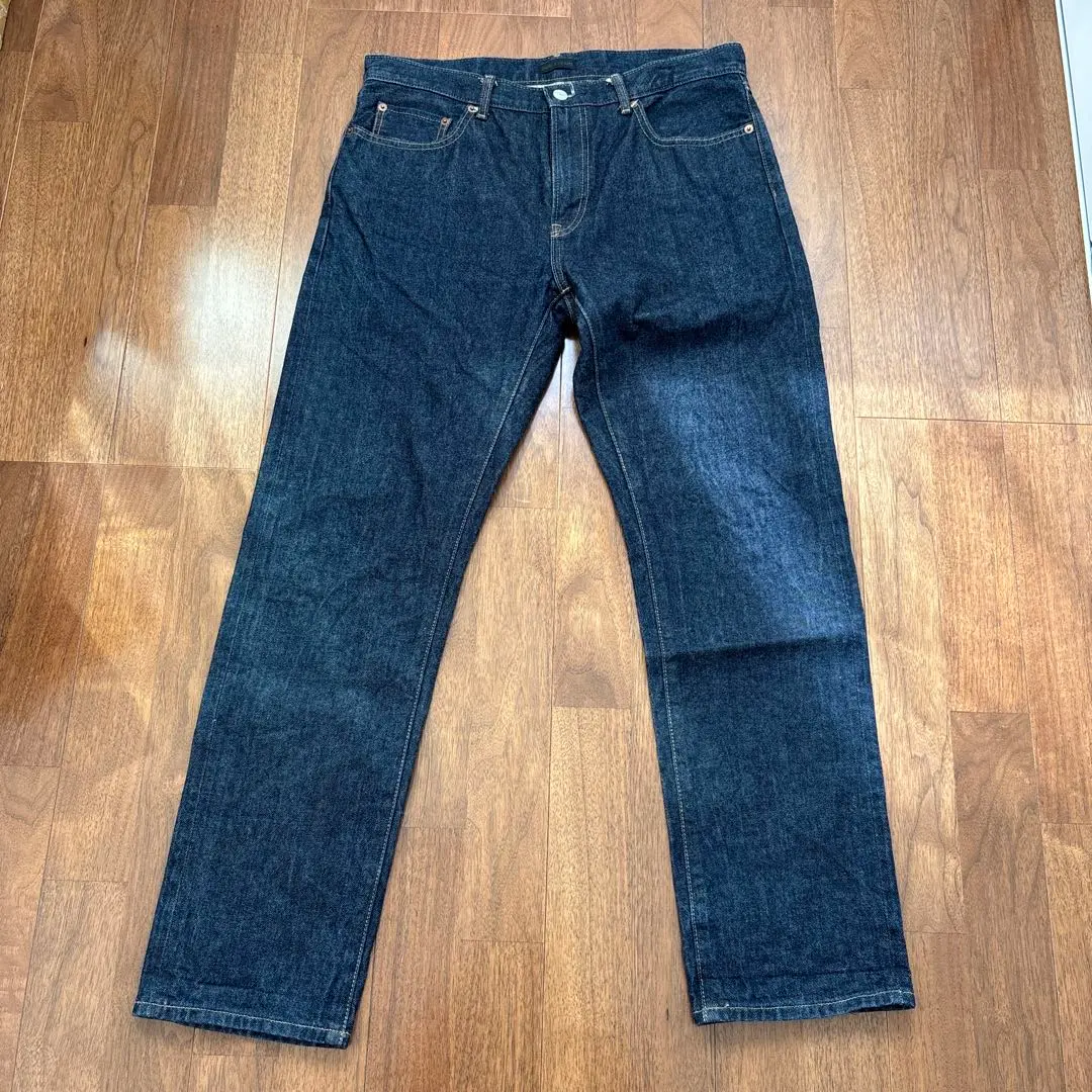 Thumbnail of UNIQLO JEANS Straight Denim Pants 3384cm