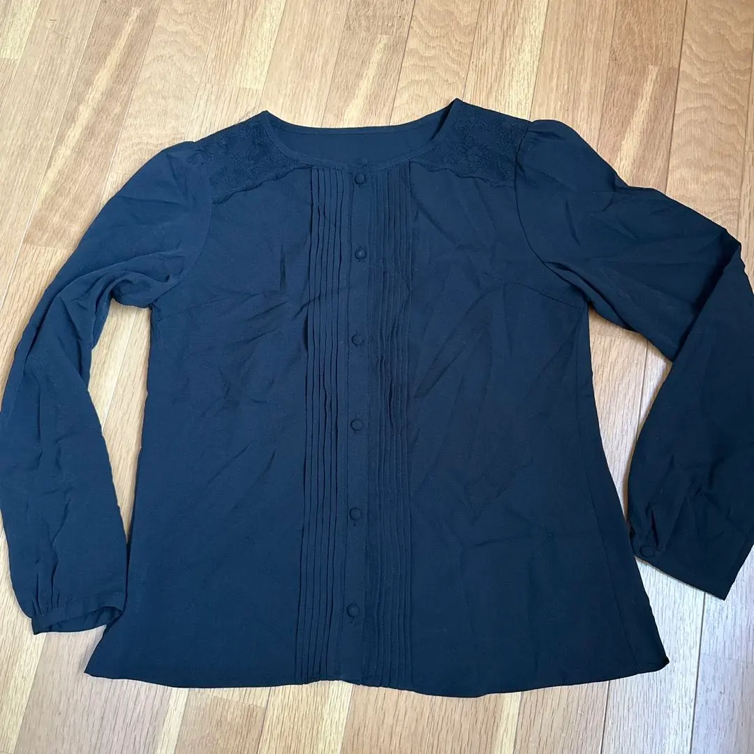 Thumbnail of CASA AMICA Pleated Blouse, Black