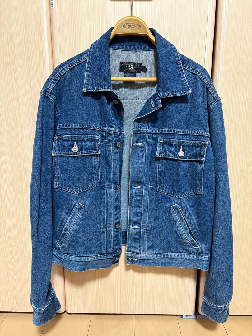 RRL デニムジャケット　2nd 中古・古着通販】RRL (ダブルアールエル) 2ndタイプシンチバック