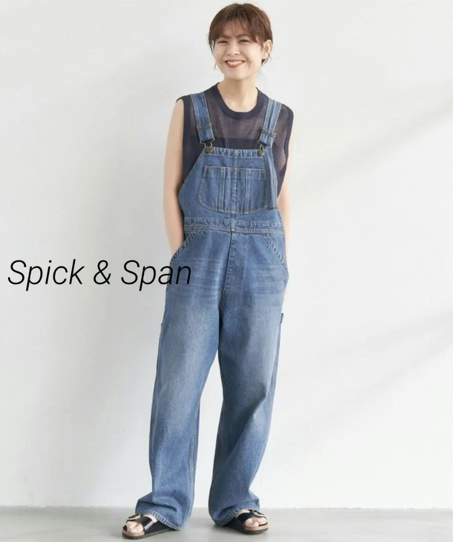 未使用　スピックアンドスパン　S.Shiori*S デニムサロペット　佐藤栞 2025年最新】佐藤栞里 スピックアンドスパンの人気アイテム