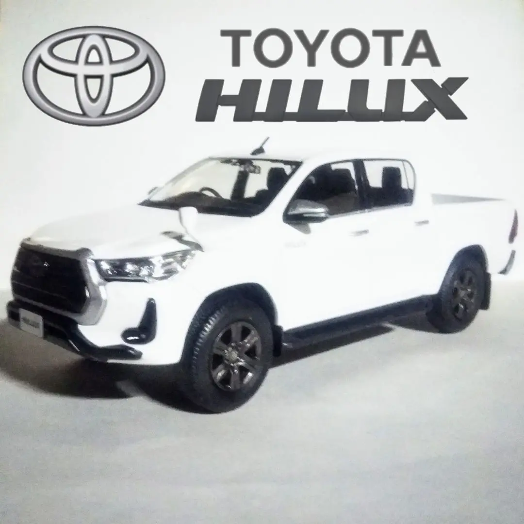 ディーラー カラーサンプルミニカー ハイラックス ☆スーパーホワイト☆ Amazon | 1/30 トヨタ 新型ハイラックス HILUX 後期 非売品