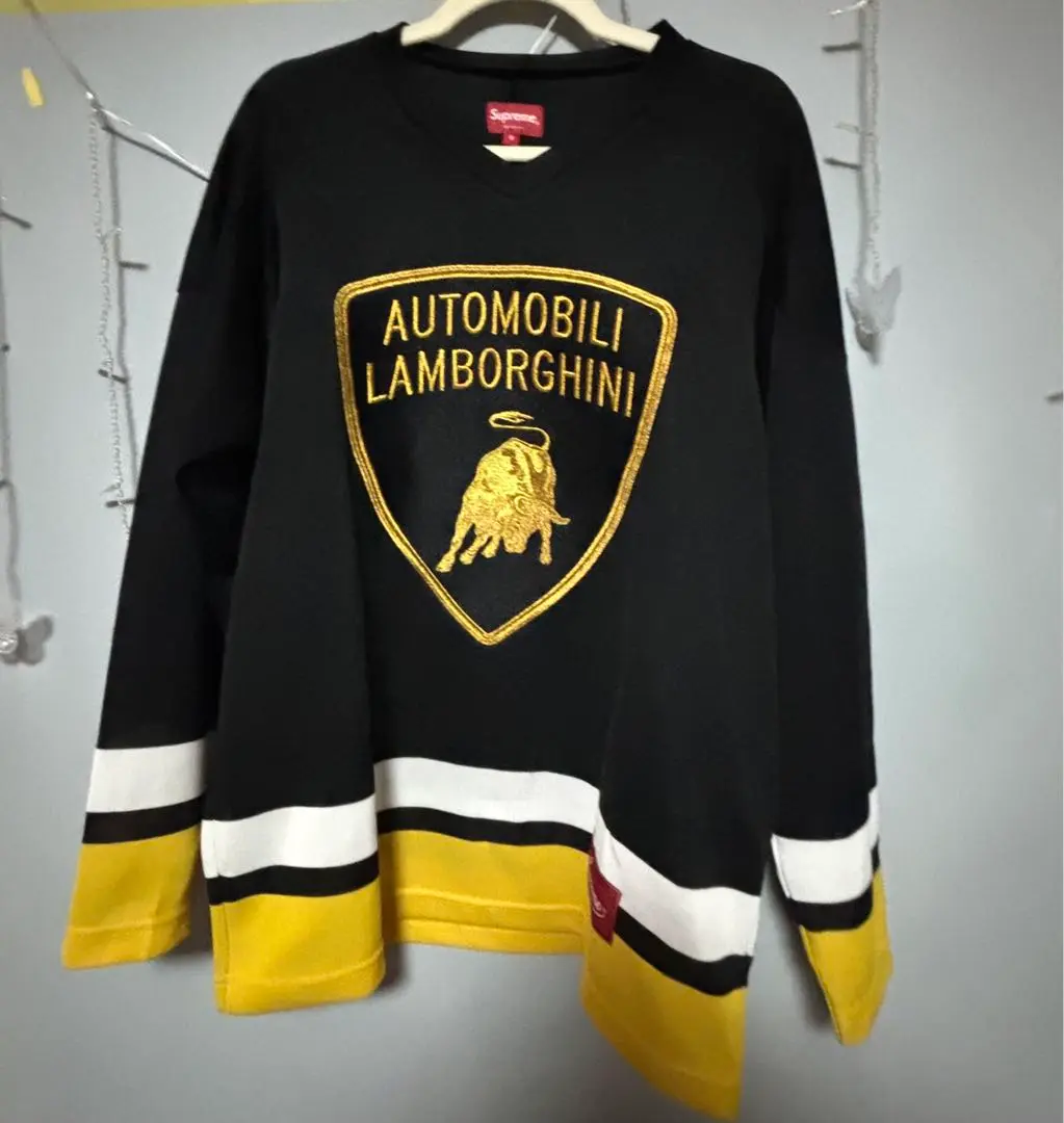 新品AutomobiliLamborghiniHockeyJersey Supreme Automobili Lamborghini Hockey Jersey (SS20) - $148