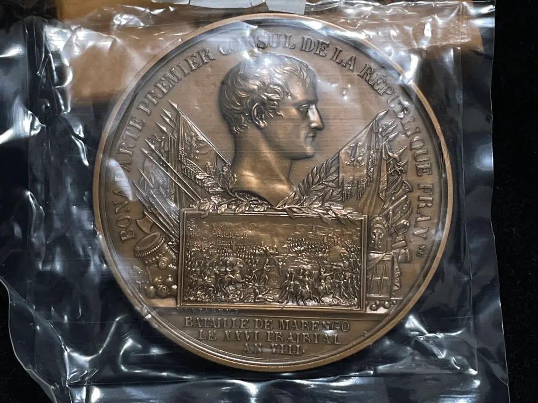 値下げナポレオン マレンゴの戦い 1800年 銅貨 無冠1930年 フランス皇帝 ナポレオン マレンゴの戦い 1800年 銅貨 無冠 1930年 フランス皇帝