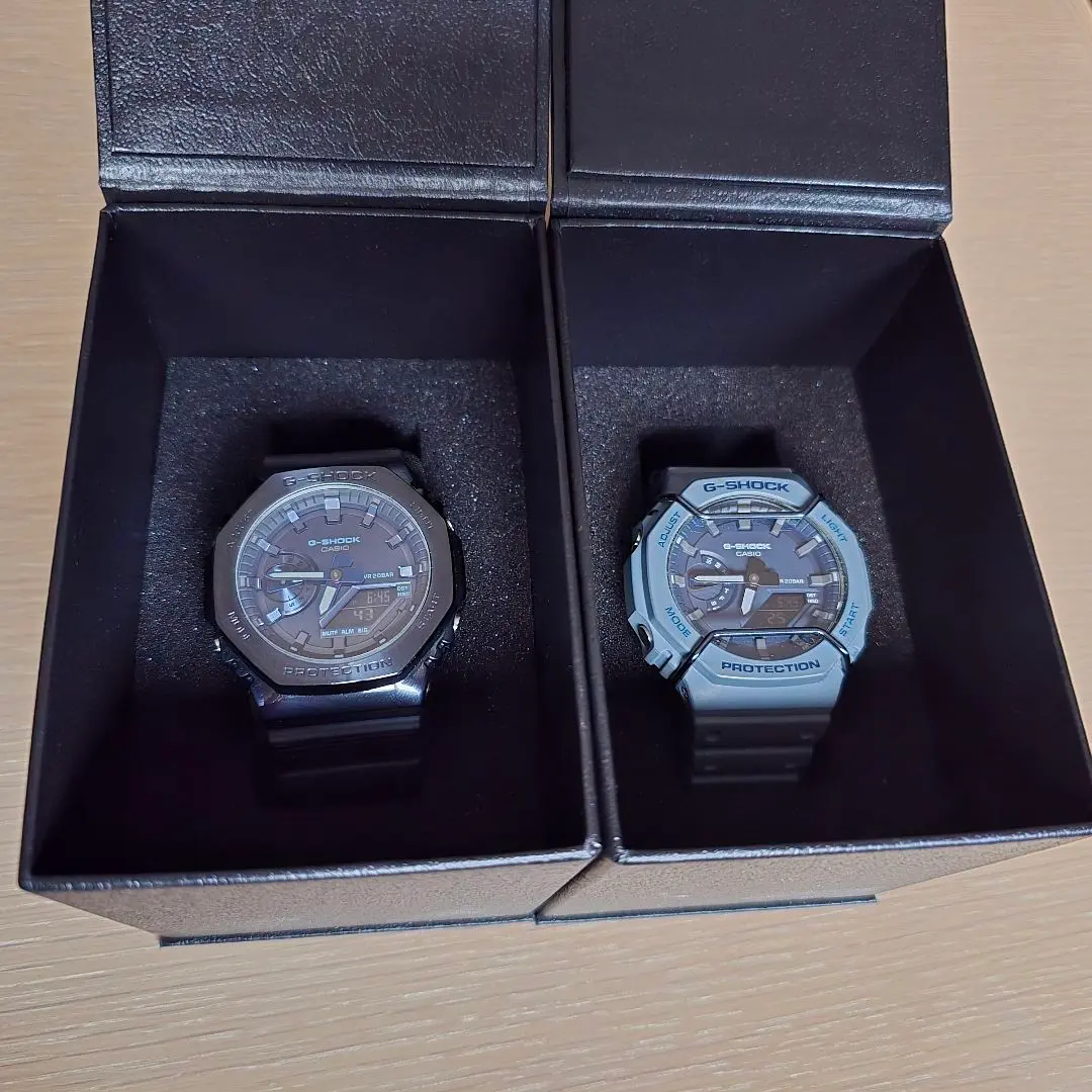 G-SHOCK GM-2100専用 カスタム用パーツ カシオク 第四代 高級 G-SHOCKカスタム カシオークメタル ブラック GA2100カスタム