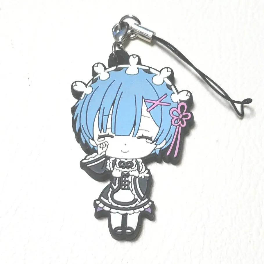 Thumbnail of Instant purchase OK. Re:Zero Rem rubber strap, smiling and tearful ver. Many Rems!