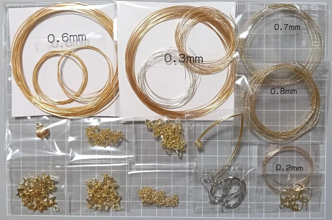 Thumbnail of [14kgf] Value Set: Wire, Chain, Earrings, Findings