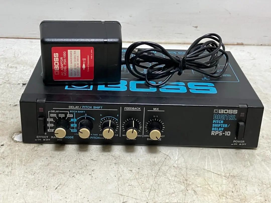 BOSS RPS-10 ピッチシフター/ディレイ 箱取説、ACアダプター付 BOSS RPS-10 ピッチシフター/ディレイ 箱取説、ACアダプター付