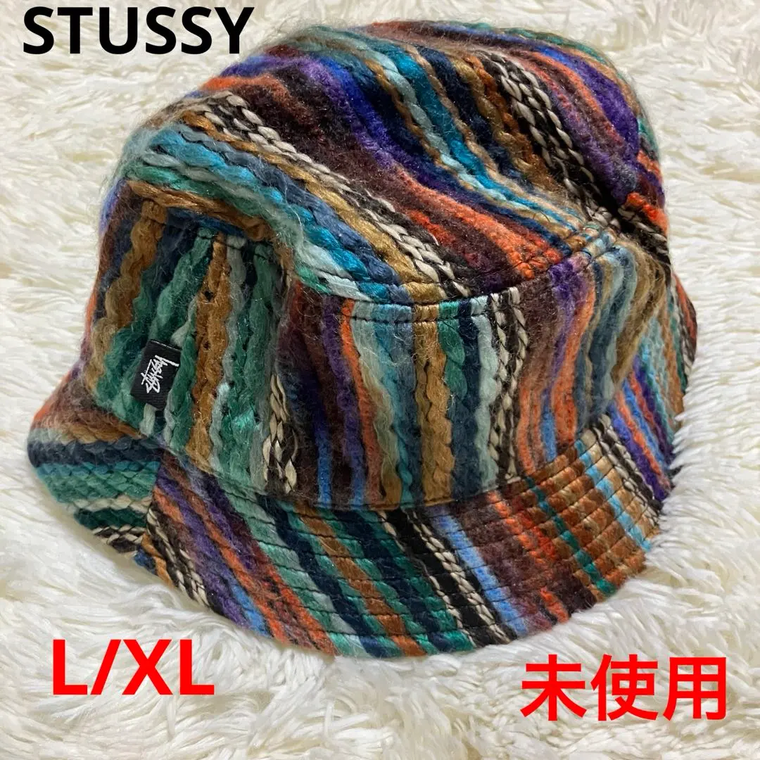 Thumbnail of Unused Stussy Multicolor 22ss Mix Yarn Bucket Hat