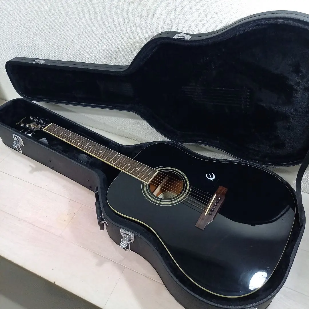 E289 Epiphone DR-100EB アコギ　弦なし 現状品　ジャンク E289 Epiphone DR-100EB アコギ 弦なし 現状品 ジャンク