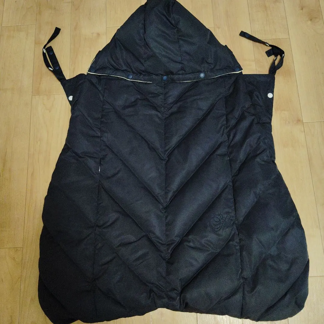 防寒斗篷 Sweet Mommy 海軍藍色 抱嬰腰帶 嬰兒車 的縮圖