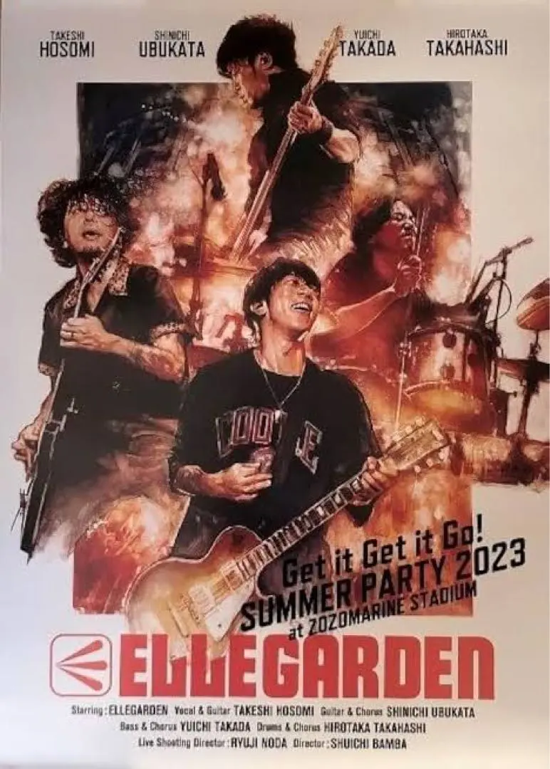 ELLEGARDEN 2025Asia Tour ポスター Like an Edison(ライカエジソン) on X: 