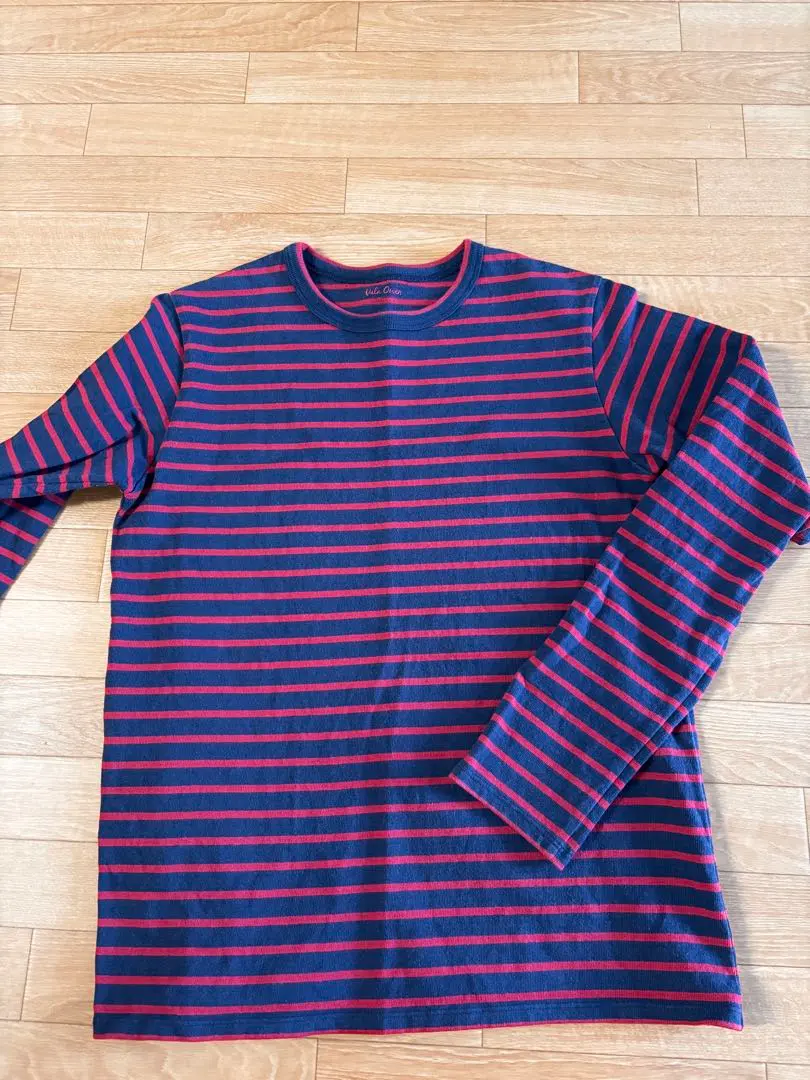 Mila Owen 海軍藍與紅色的條紋長袖T恤 的縮圖