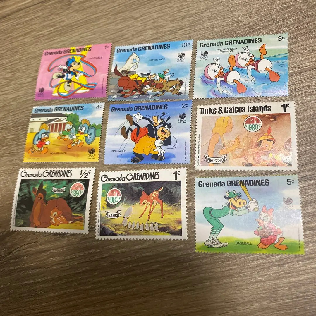 迪士尼 郵票 未使用 的縮圖