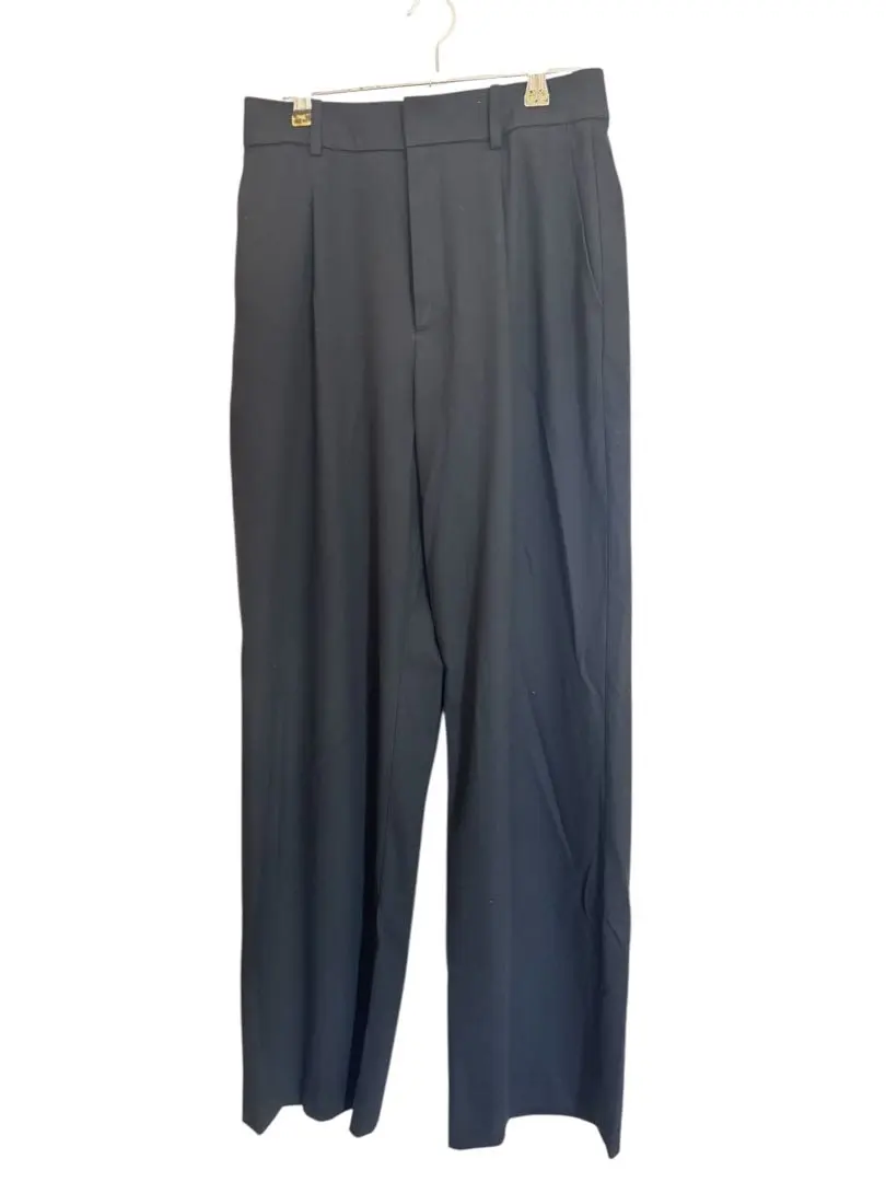 【優衣庫】黑色 西裝褲 拉鍊式 後口袋 的縮圖