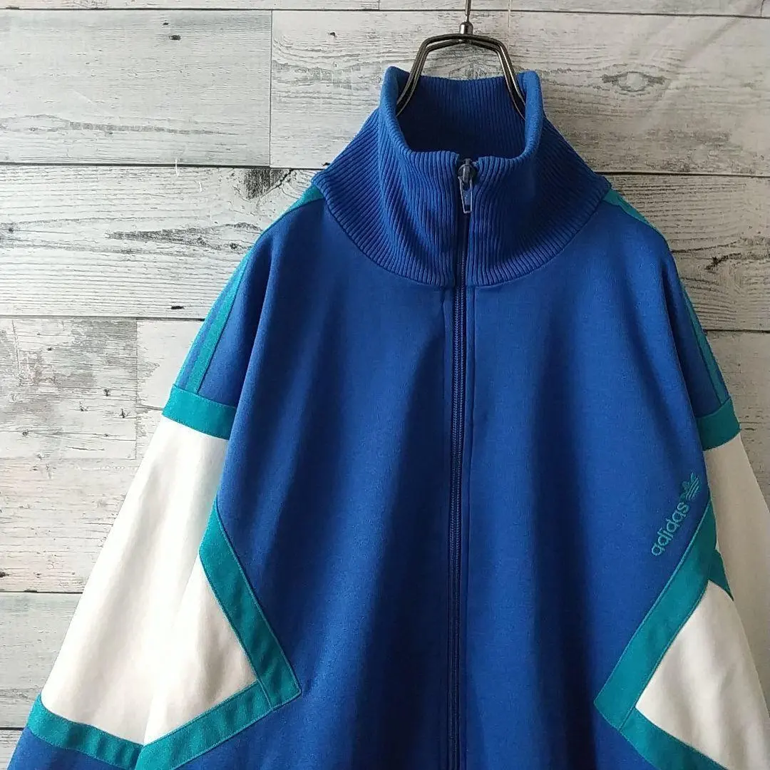70s adidas トラックジャケット　デサント　西ドイツ　菅田将暉　激レア 70s adidas トラックジャケット デサント 西ドイツ 菅田将暉 激レア