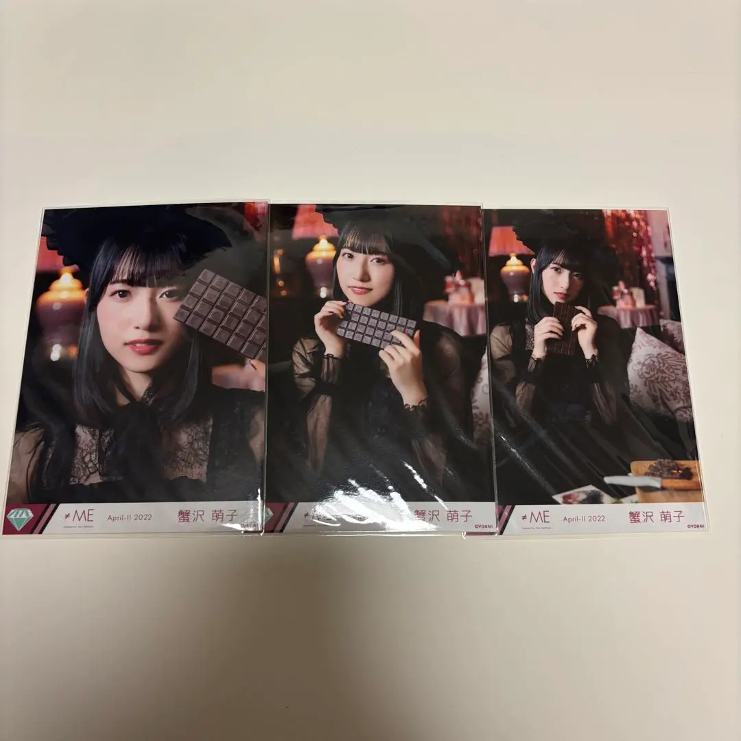 ≠ME ノイミー 蟹沢萌子 直筆 ヒキ チョコレートメランコリージャケット衣装② ≠ME（ノットイコールミー）