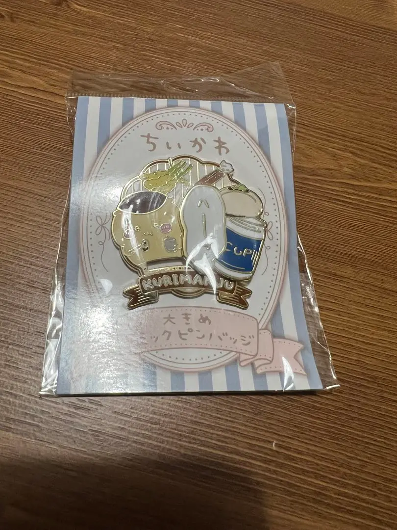 Thumbnail of Chikawa Large Gimmick Pin Badge Kurimanju