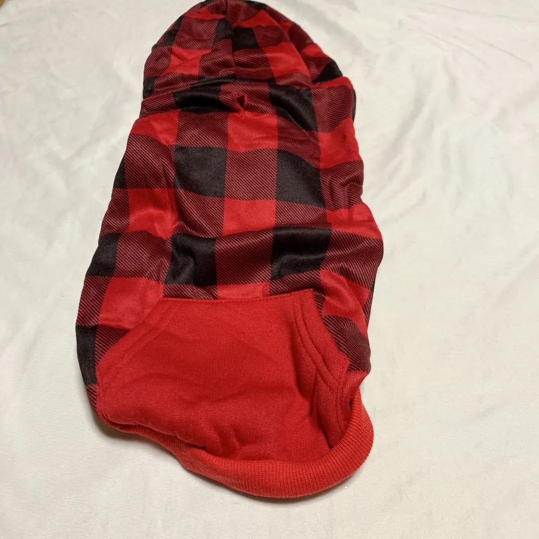 Thumbnail of Dog clothes winter dog wear tank top small dog SM size red