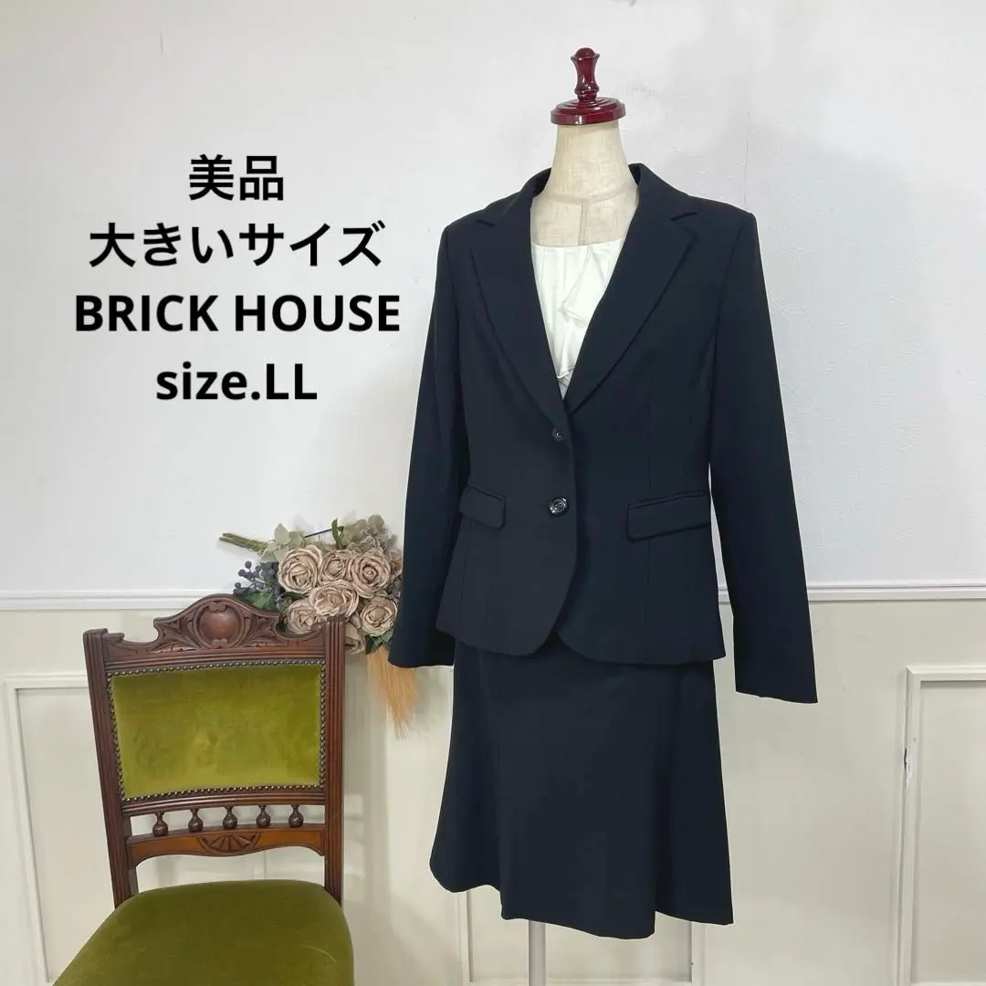 Thumbnail of Excellent condition, large size BRICK HOUSE black suit