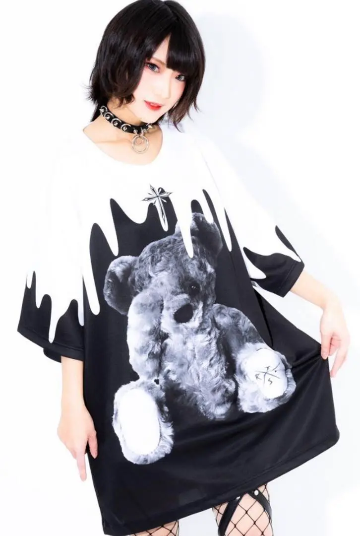 Tシャツ(半袖/袖なし) TRAVAS TOKYO Cosmic bear BIG Tee MILKBOY - TRAVAS TOKYO 宇宙柄 Cosmic くま bear BIG Tシャツの